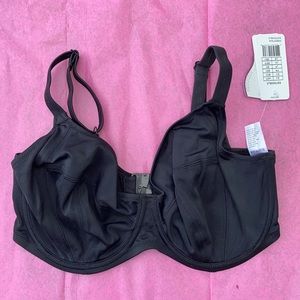 Elomi Swim Bra 36H Black Bikini Top